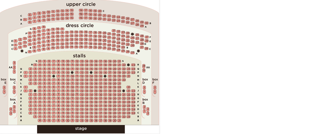 Criterion Seating Chart