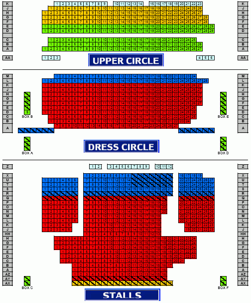 Aldwych Theatre Seating Chart