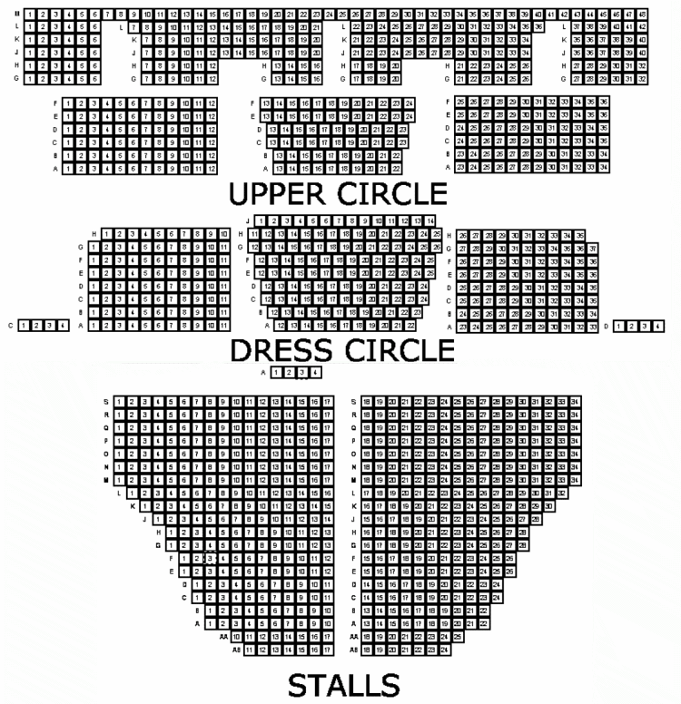 Cambridge Theatre London Seating Chart