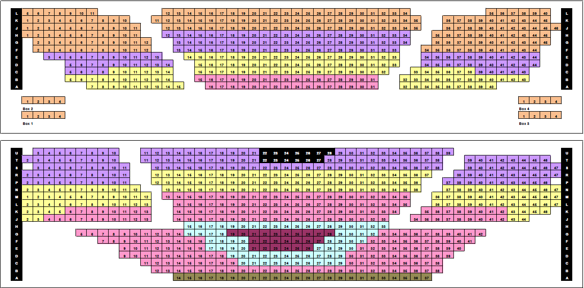 seating plan prince of wales theatre